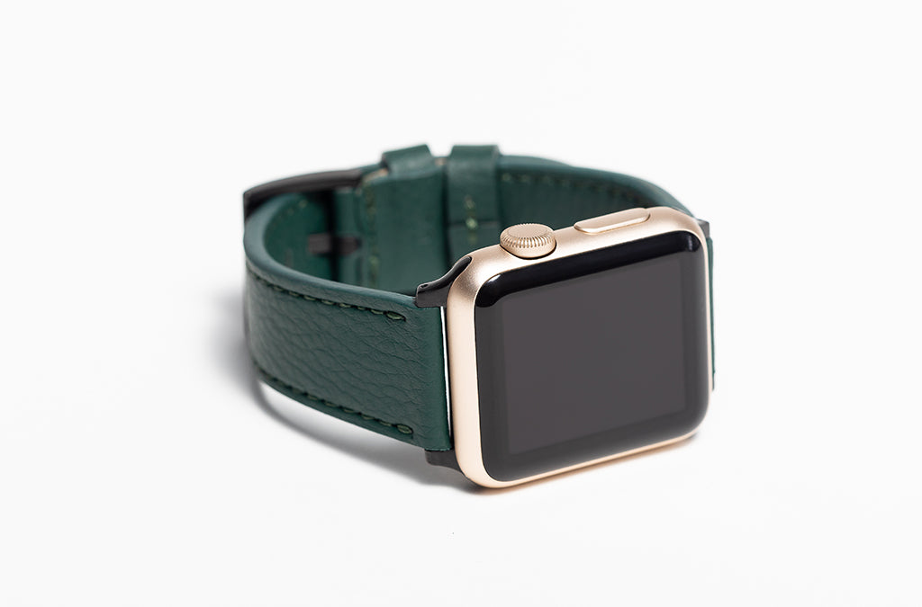 The 20mm Watch Band - Sample Sale in Technik 2.0 in Forest Green image 2