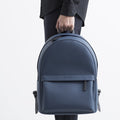 The Classic Backpack - Sample Sale in Technik in Denim and Black image 7