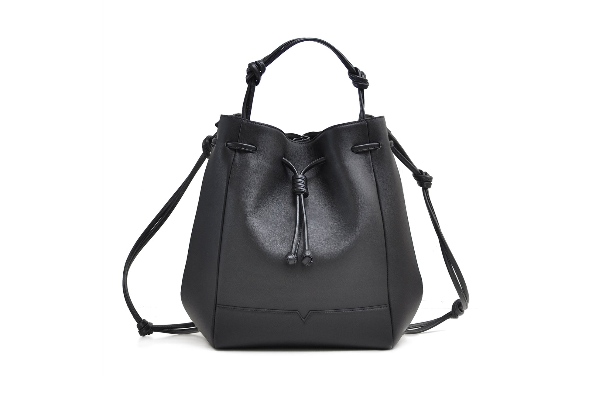 The Large Bucket Backpack - Sample Sale in Technik in Black  image 1