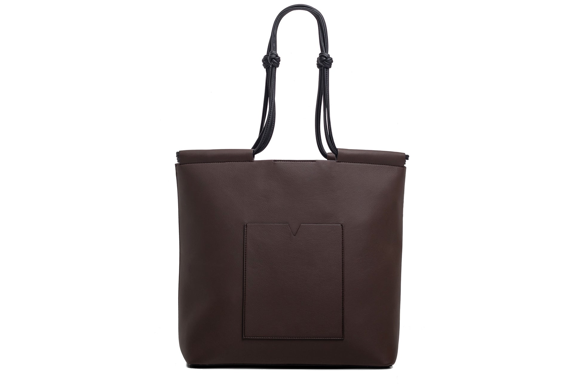The Market Tote in Technik in Taupe and Black image 1