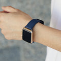 The 20mm Watch Band - Sample Sale in Technik 2.0 in Denim image 2