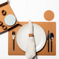 The Placemat Set - Sample Sale in Technik in Caramel & Sea image 4