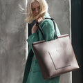 The Market Tote in Technik in Taupe and Black image 2