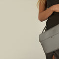 The Zipper Crossbody in Technik 2.0 in Stone image 2