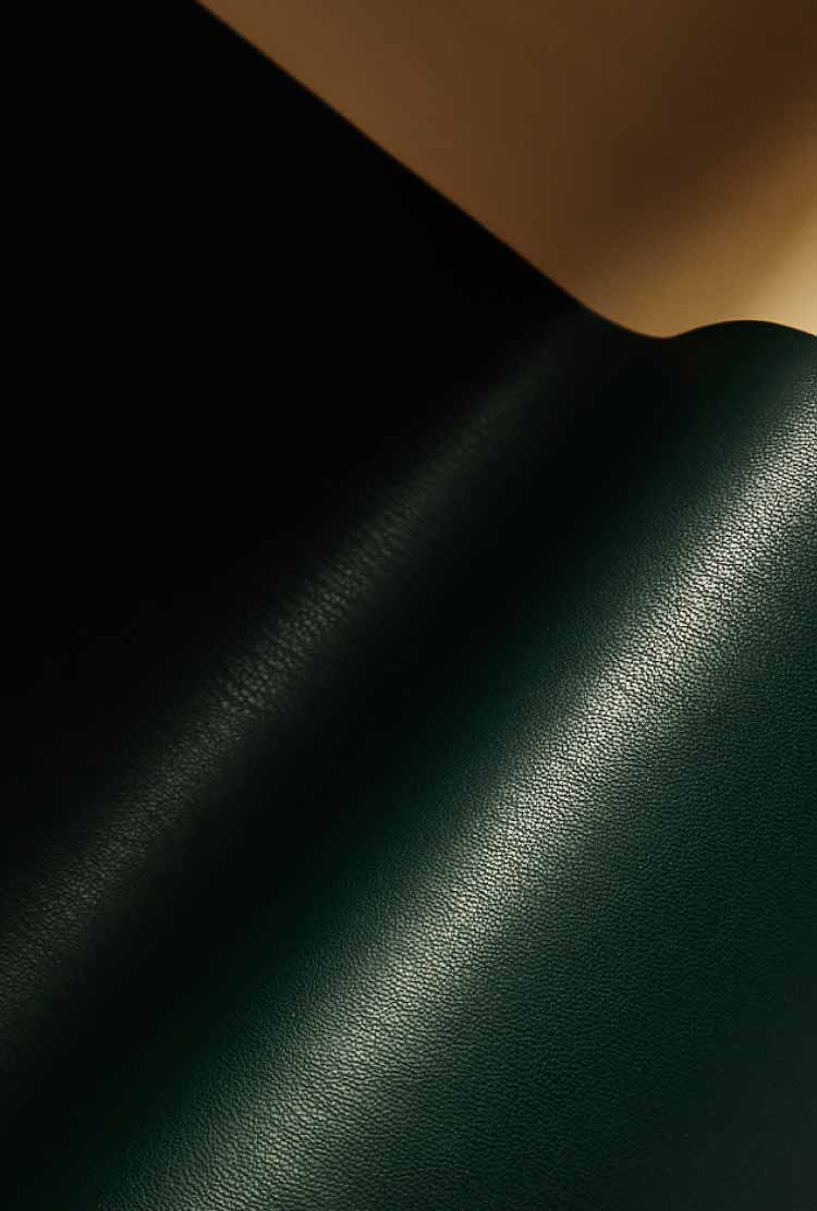 Background image: Material swatches in soft curves