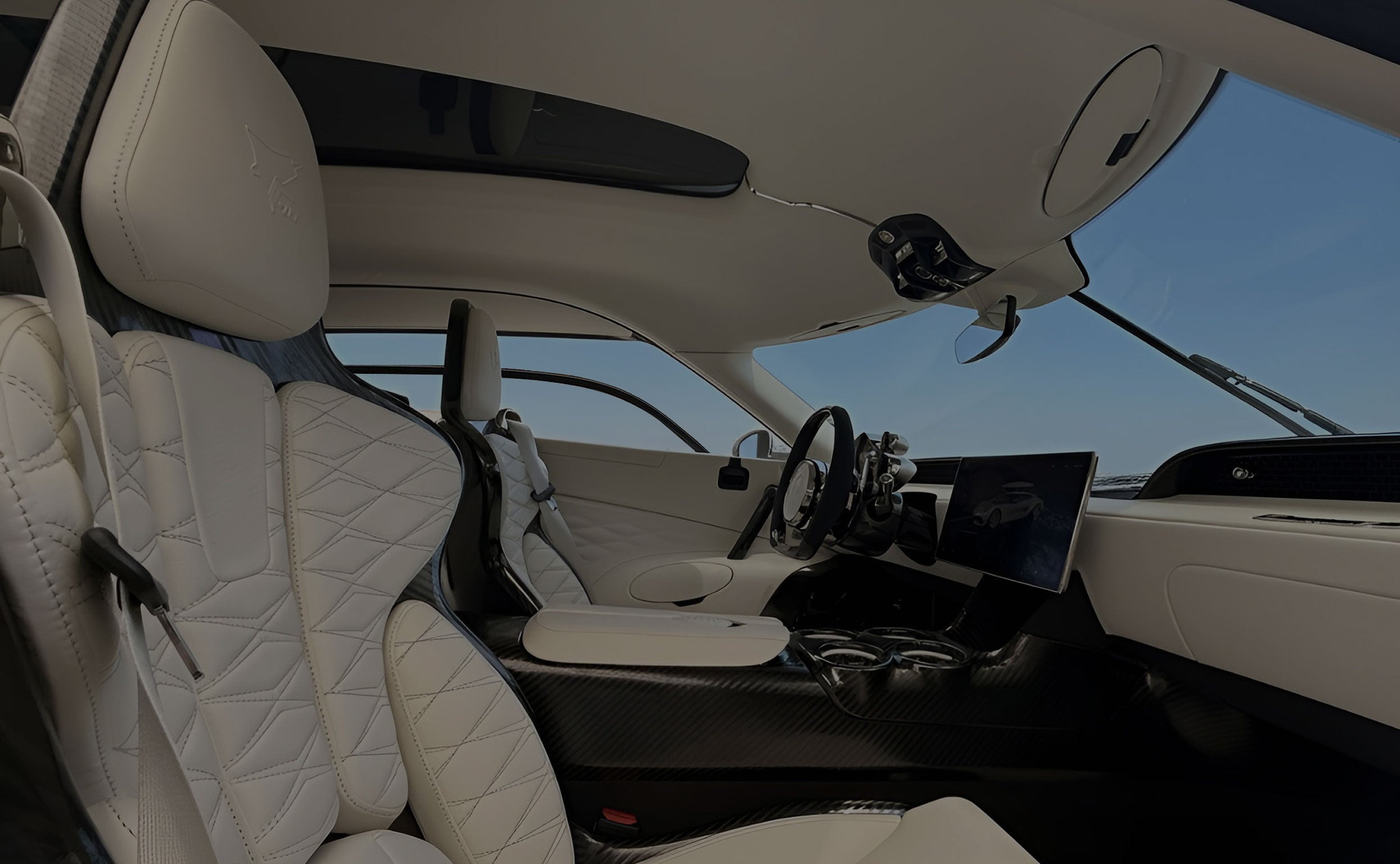 The world’s most powerful four seater meets its most advanced plant-based material.
