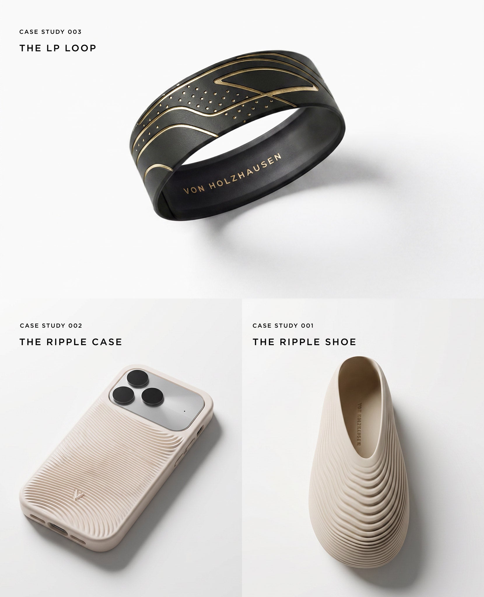 The Liquidplant Case Studies: The LP Loop, Ripple Case, and Ripple Shoe