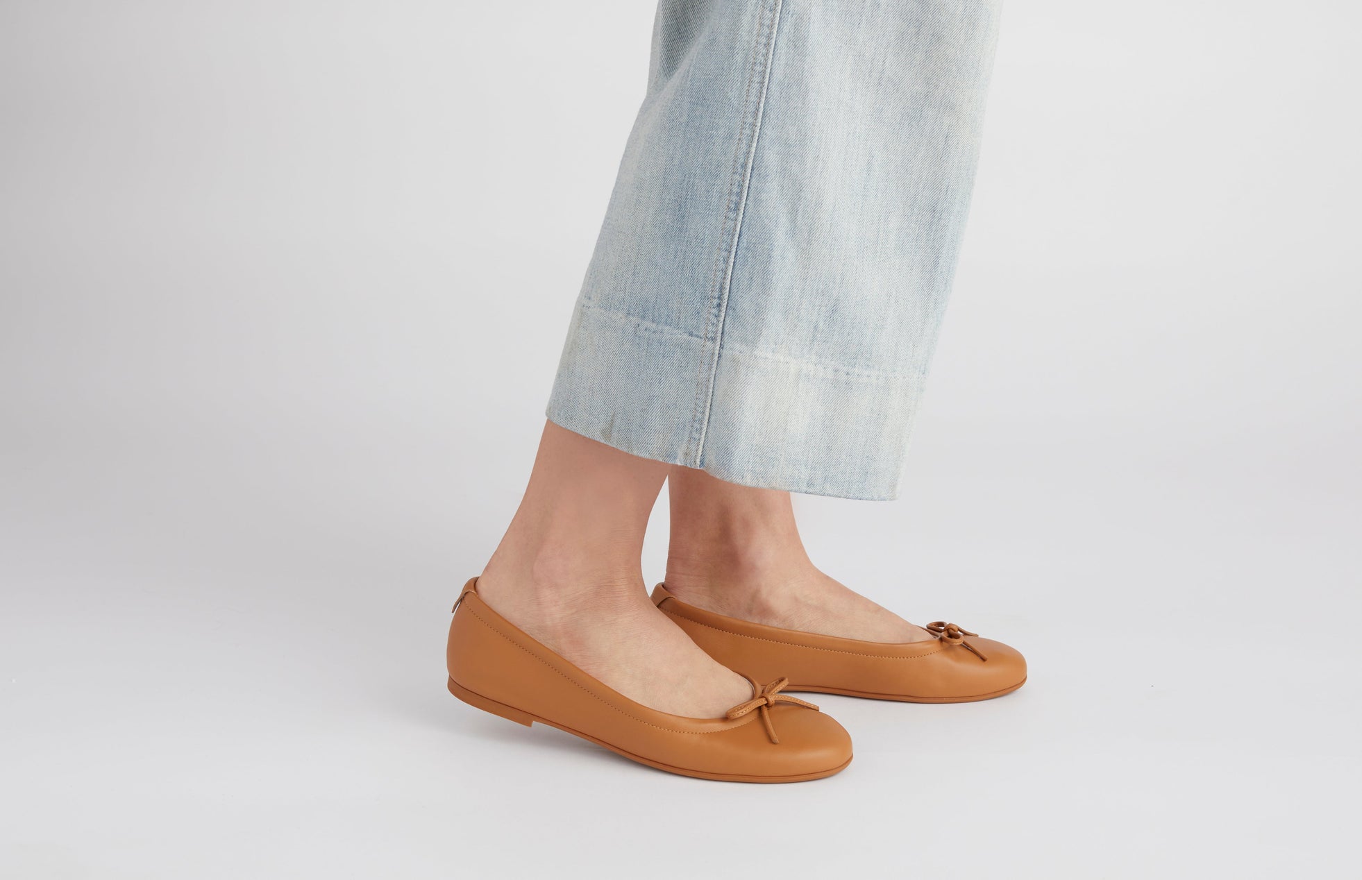 The Ballet Flat - Sample Sale in Banbū in Caramel image 4