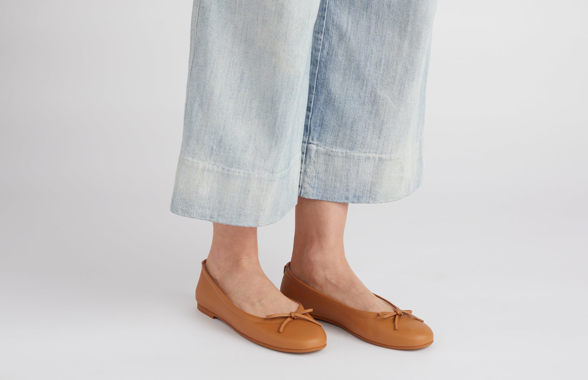 The Ballet Flat - Sample Sale in Banbū in Caramel image 6
