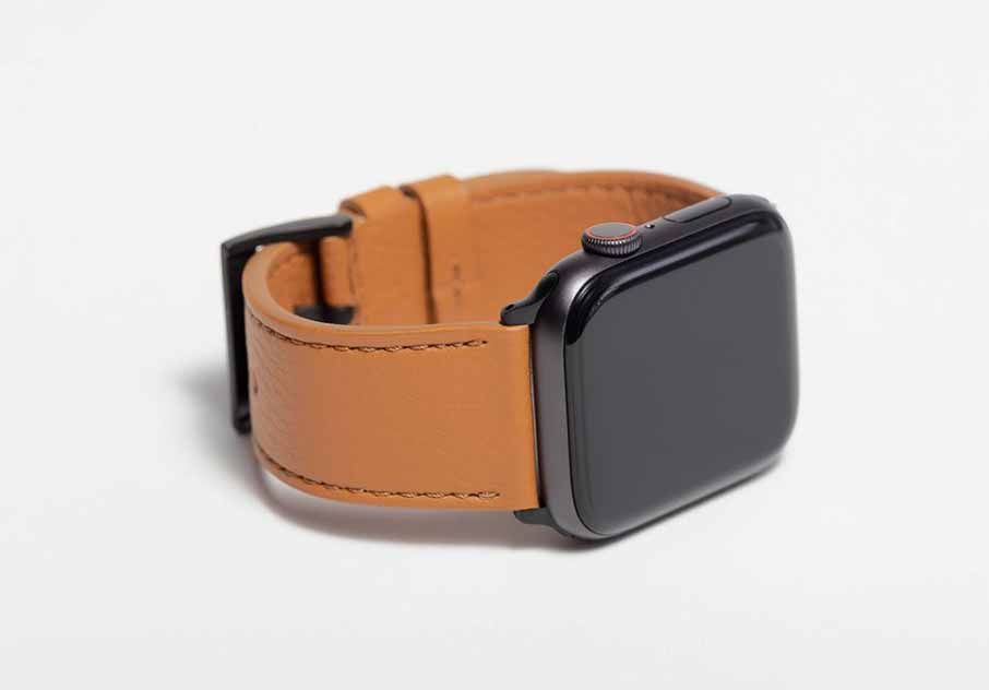 Apple watch with technik-leather band