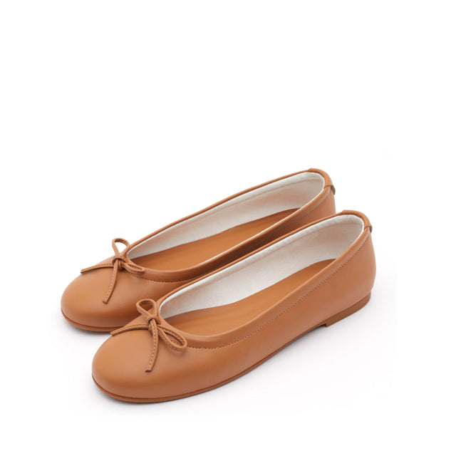 The Ballet Flat - Sample Sale - Banbū in Caramel