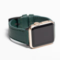 The 20mm Watch Band - Sample Sale in Technik-Leather 2.0 in Forest Green image 2