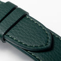 The 20mm Watch Band - Sample Sale in Technik-Leather 2.0 in Forest Green image 6