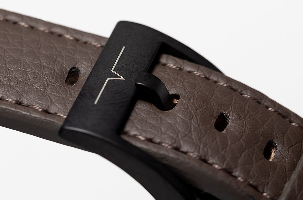 The 20mm Watch Band - Sample Sale in Technik-Leather 2.0 in Taupe image 5