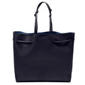 The Reversible Tote - Sample Sale in Technik in Black / Denim image 1