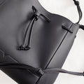 The Bucket Crossbody - Sample Sale in Technik in Black  image 8