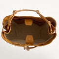 The Bucket Crossbody in Technik-Leather in Caramel image 10