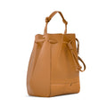 The Large Bucket Backpack in Technik-Leather in Caramel image 3