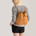 The Large Bucket Backpack - Sample Sale in Technik in Caramel image 5