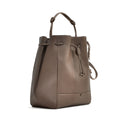 The Large Bucket Backpack in Technik in Taupe image 3