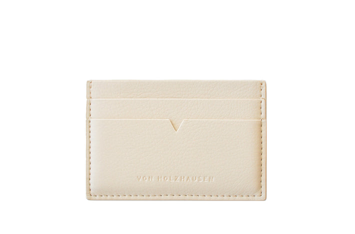 The Credit Card Holder - Technik-Leather in Oat