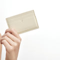 The Credit Card Holder in Technik-Leather in Oat image 2
