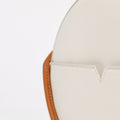 The Circle Crossbody in Banbū Leather in Oat image 8