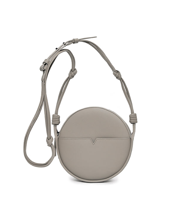 The Circle Crossbody - Banbū Leather in Stone