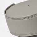 The Circle Crossbody in Banbū Leather in Stone image 6