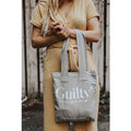 The Guilty Tote - Sample Sale in Organic Cotton in Taupe image 2