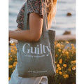 The Guilty Tote - Sample Sale in Organic Cotton in Taupe image 4