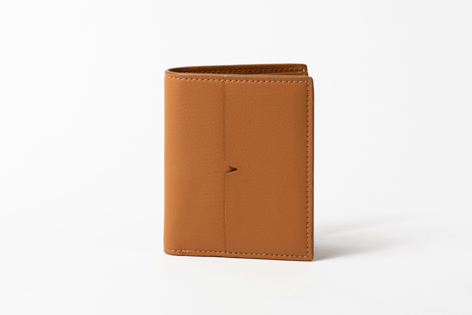 The Fold Wallet in Technik-Leather in Caramel image 10