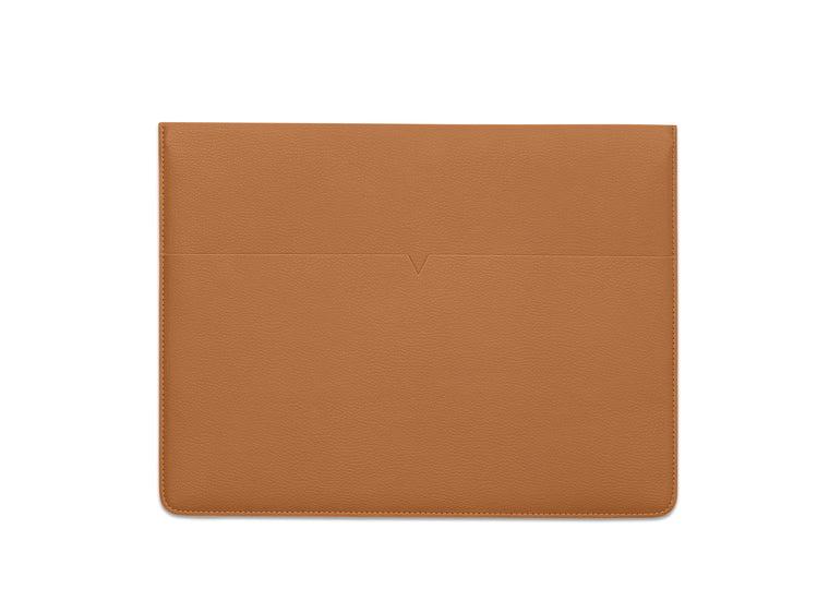 The MacBook Sleeve 13-inch - Technik-Leather in Caramel