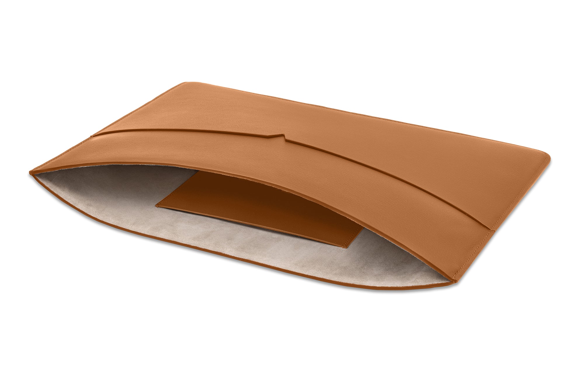 The MacBook Sleeve 13-inch in Technik in Caramel image 5