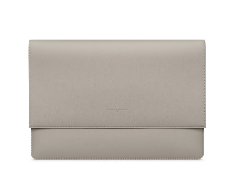 The MacBook Portfolio 16-inch - Technik-Leather in Stone