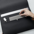 The MacBook Portfolio 13-inch in Technik-Leather in Black image 7