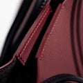 The Market Tote in Technik-Leather in Burgundy and Black image 4