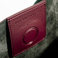 The Market Tote in Technik-Leather in Burgundy and Black image 6