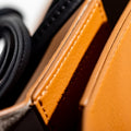 The Market Tote in Technik-Leather in Caramel and Black image 5