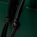 The Market Tote - Sample Sale in Technik in Forest Green and Black image 6