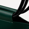 The Market Tote - Sample Sale in Technik in Forest Green and Black image 8