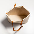 The Market Tote in Technik in Oat and Caramel image 9