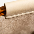 The Market Tote in Technik-Leather in Oat and Caramel image 7
