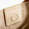 The Market Tote in Technik in Oat and Caramel image 4