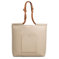 The Market Tote - Sample Sale in Technik in Oat and Caramel image 1
