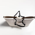 The Market Tote - Sample Sale in Technik in White and Black image 6