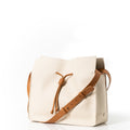 The Medium Shopper in Technik-Leather in Oat and Caramel image 4