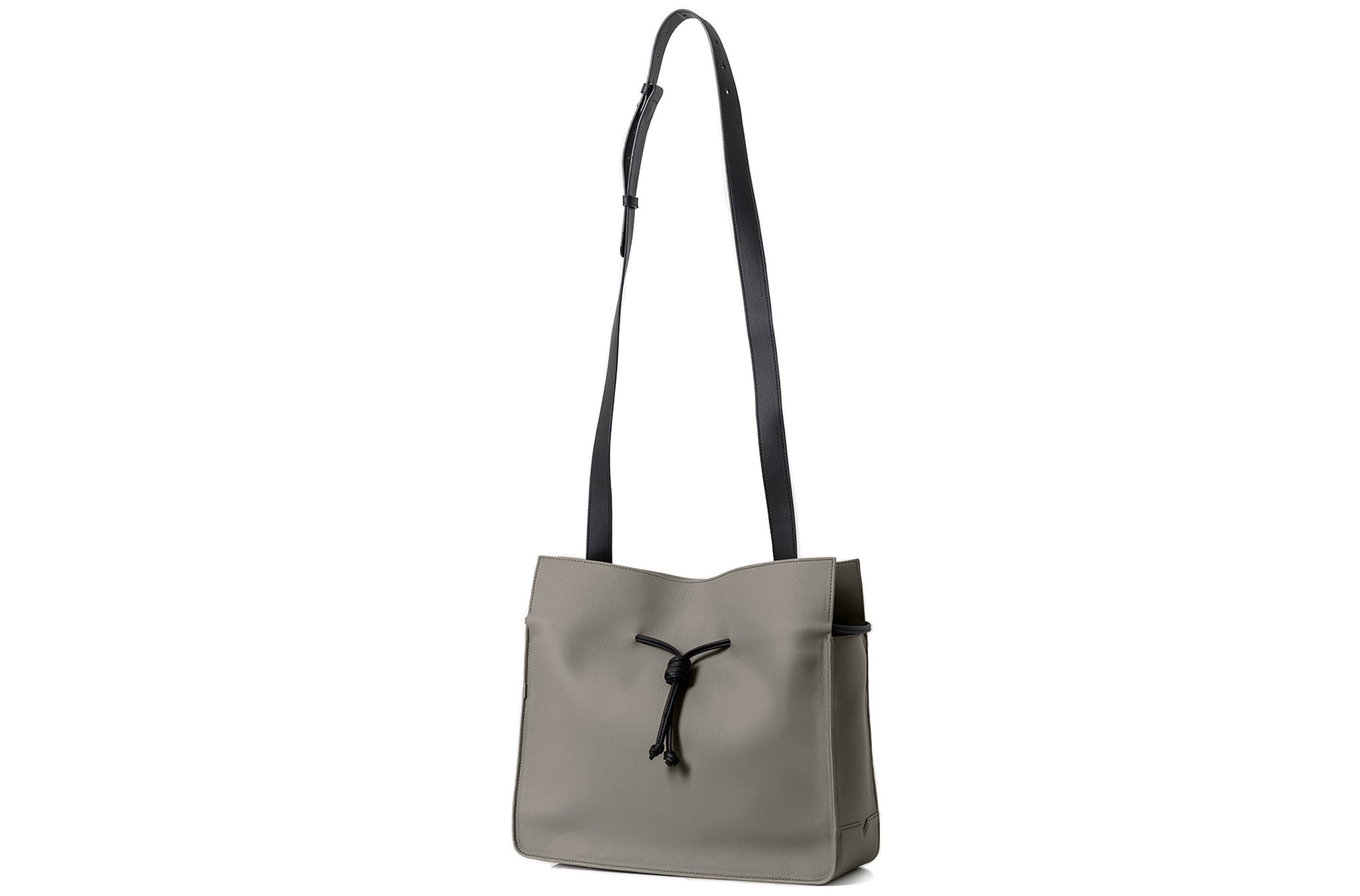 The Medium Shopper in Technik-Leather in Stone and Black image 13