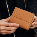 The Fold Wallet in Technik-Leather in Caramel image 2