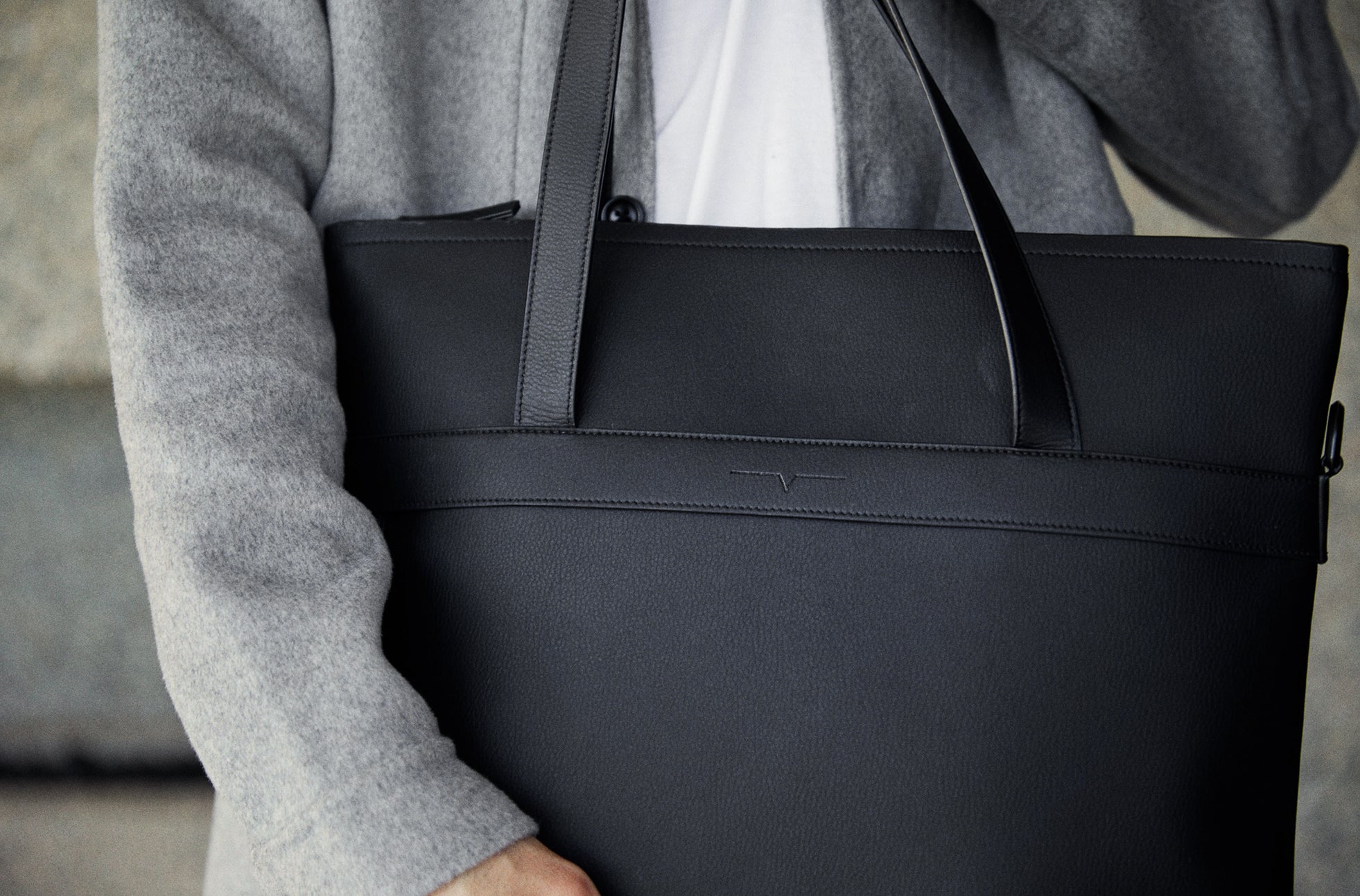 Men's Solid Color Casual Fashion Handbag Tote Bag - Temu